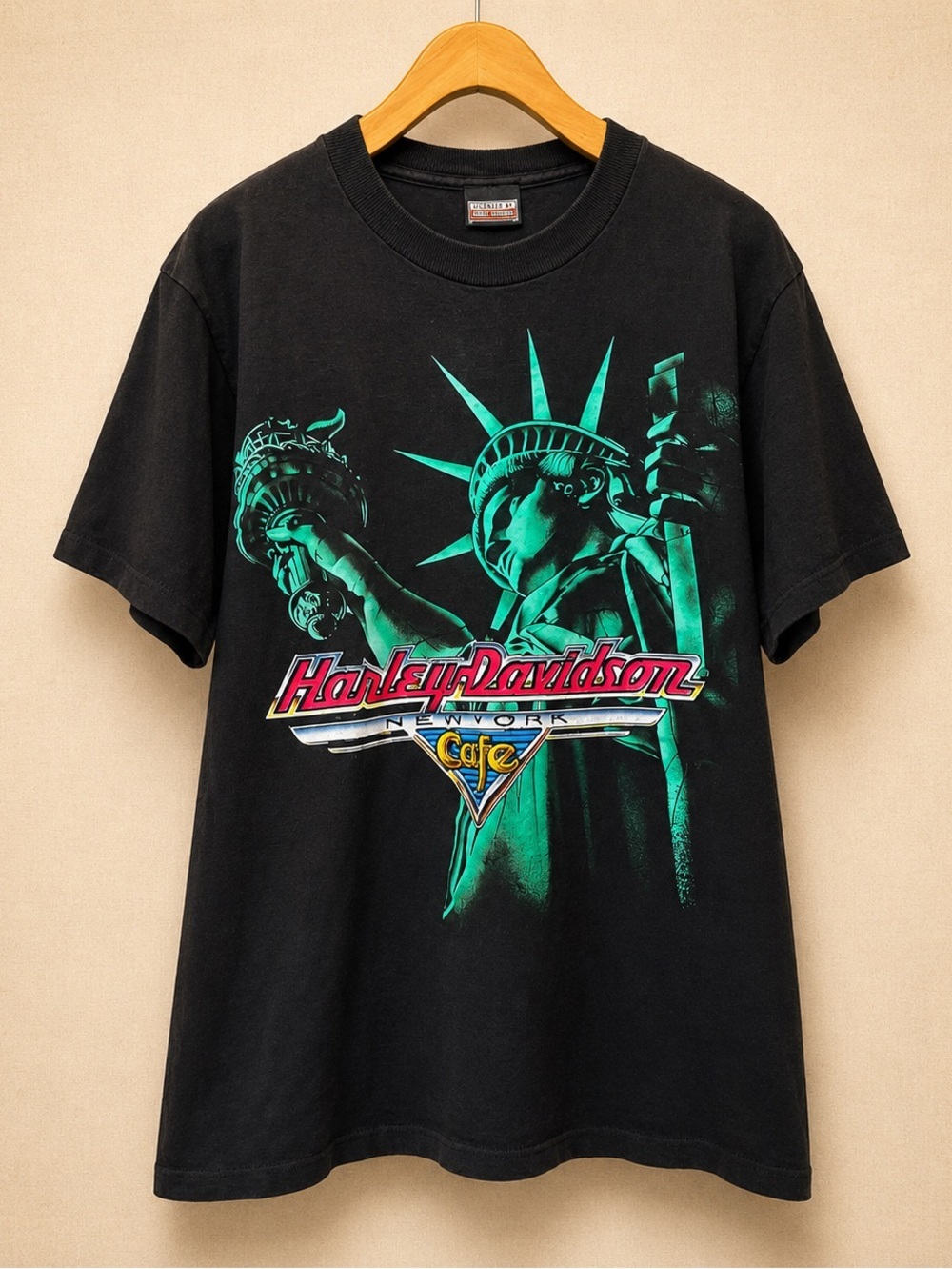 HARLEY-DAVIDSON New York Cafe Single Stitch Vintage Fade Tee